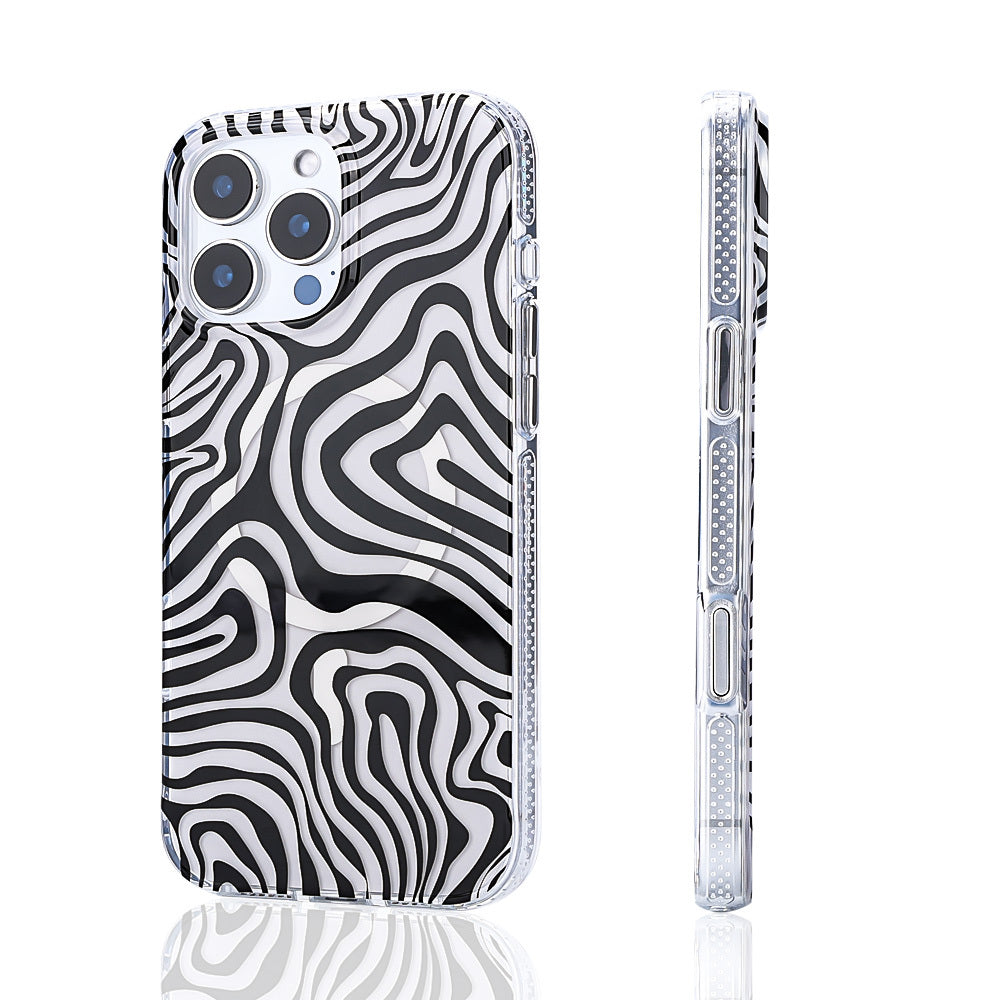 Apple iPhone 16 Pro Case Zore Jago Cover White with M-safe Charging Feature 