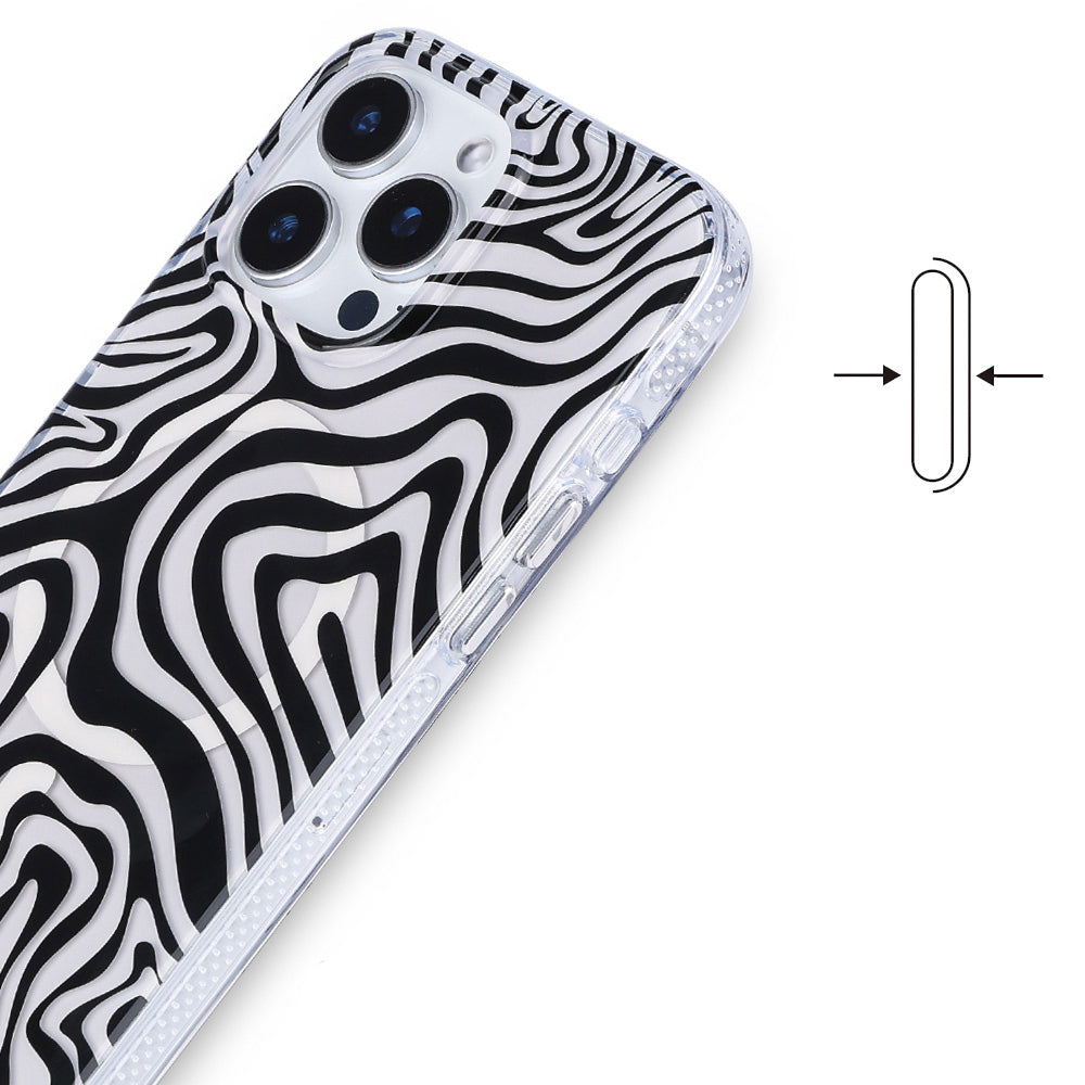 Apple iPhone 16 Pro Case Zore Jago Cover White with M-safe Charging Feature 