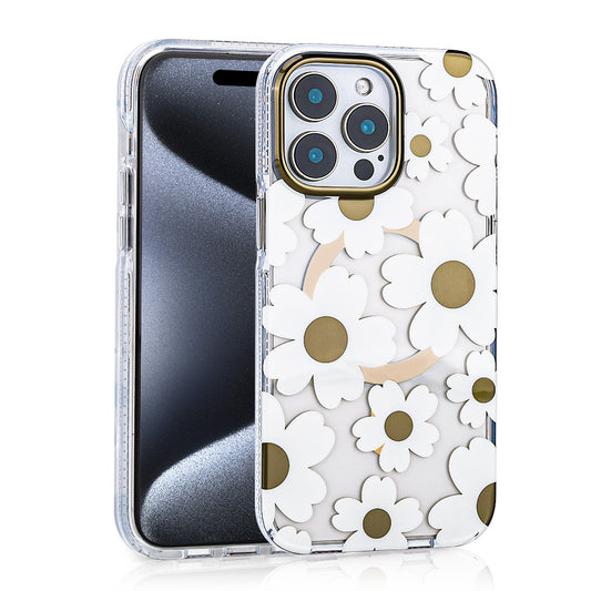 Apple iPhone 16 Pro Case Zore Papat Brown with M-safe Charging Feature