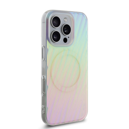 Apple iPhone 16 Pro Kılıf TUMI Orjinal Lisanslı M-safe Şarj Özellikli Transparan Kapak Colorful