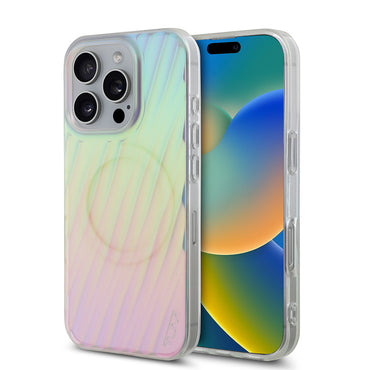 Apple iPhone 16 Pro Kılıf TUMI Orjinal Lisanslı M-safe Şarj Özellikli Transparan Kapak Colorful