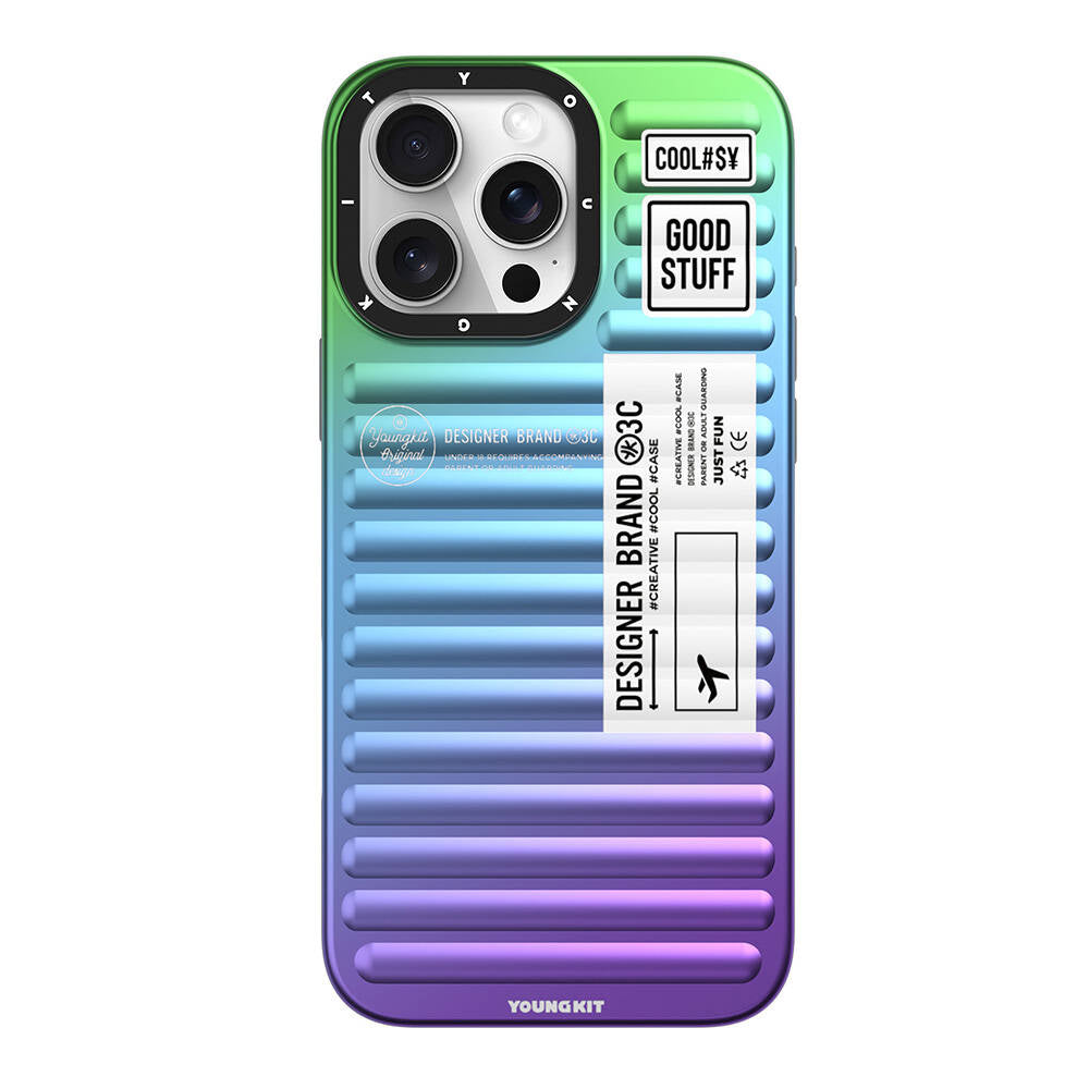 Apple iPhone 16 Pro Case YoungKit The Secret Color Series Cover Green 