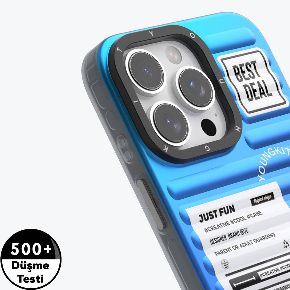 Apple iPhone 16 Pro Case YoungKit The Secret Color Series Cover Blue 