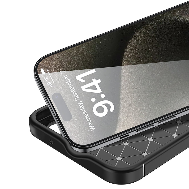 Apple iPhone 16 Pro Case Zore Negro Silicone Cover Black