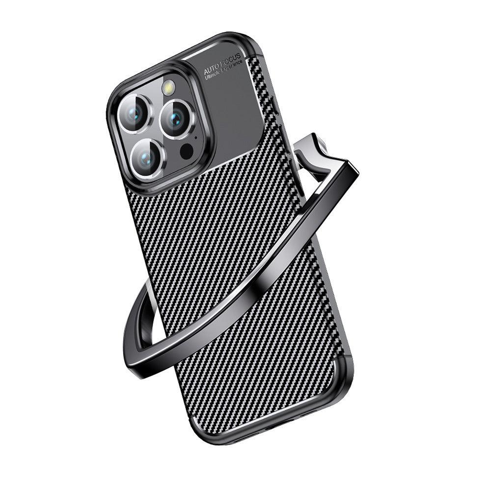 Apple iPhone 16 Pro Case Zore Negro Silicone Cover Black