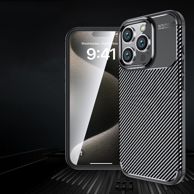 Apple iPhone 16 Pro Case Zore Negro Silicone Cover Black