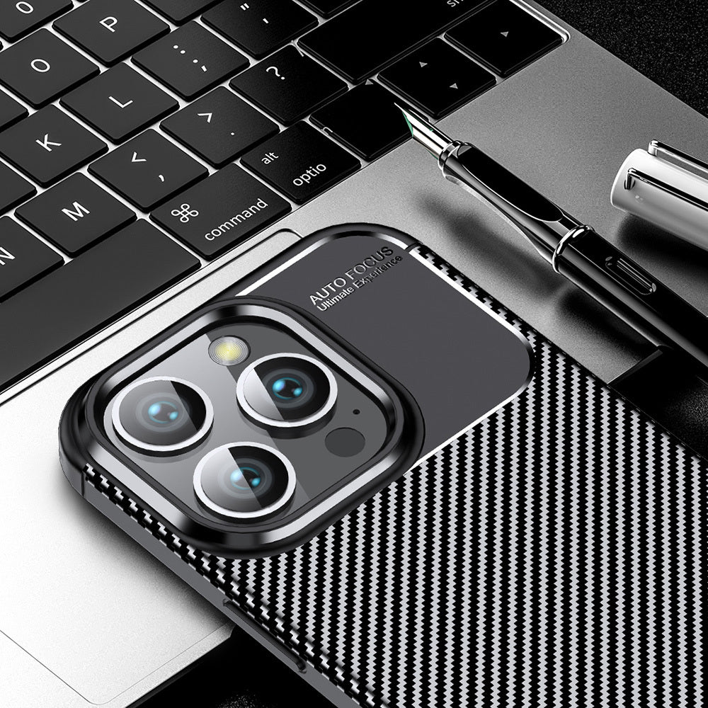 Apple iPhone 16 Pro Case Zore Negro Silicone Cover Black