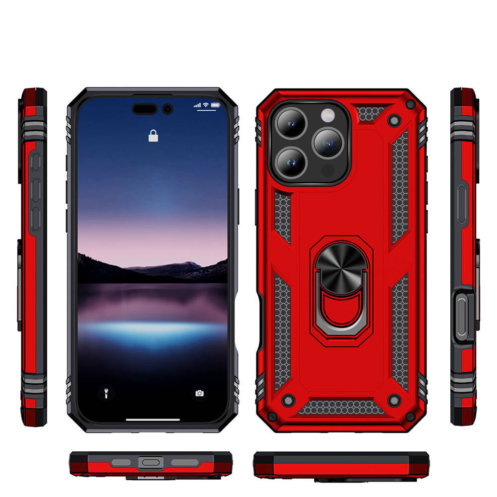 Apple iPhone 16 Pro Case Zore Vega Cover Black