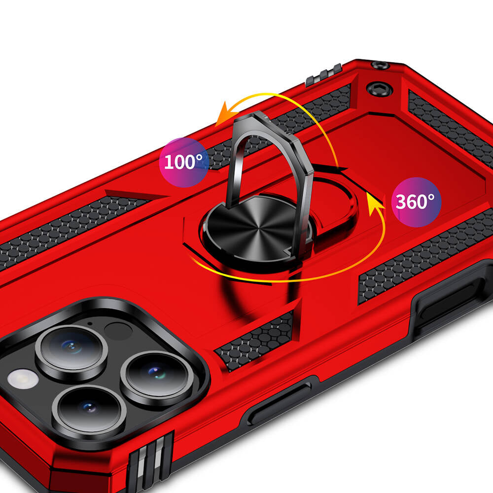 Apple iPhone 16 Pro Case Zore Vega Cover Black