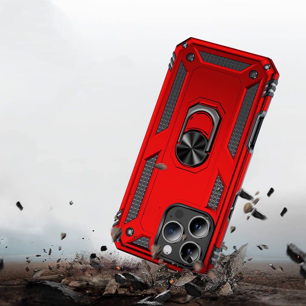 Apple iPhone 16 Pro Case Zore Vega Cover Red