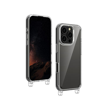 Apple iPhone 16 Pro Case Zore X-Rop Cover Transparent