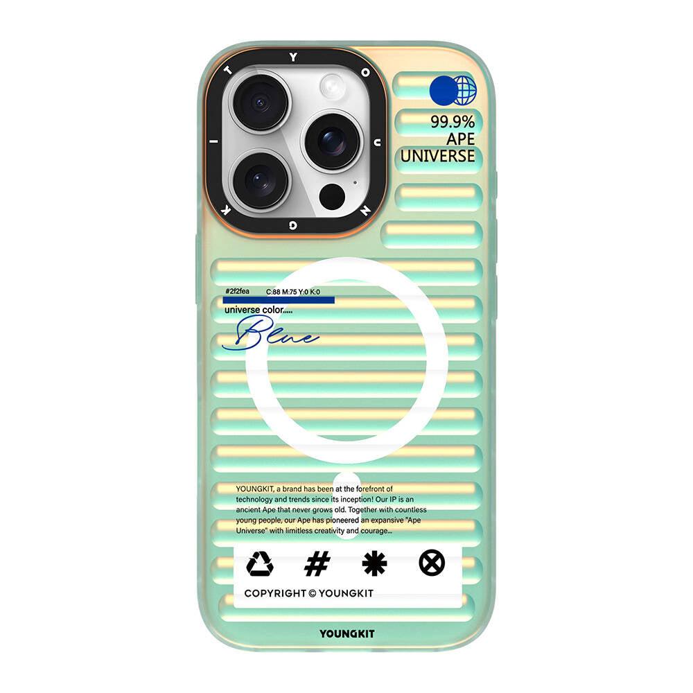 Apple iPhone 16 Pro M-safe Charging Feature Youngkit Chameleon Series Cover Red 