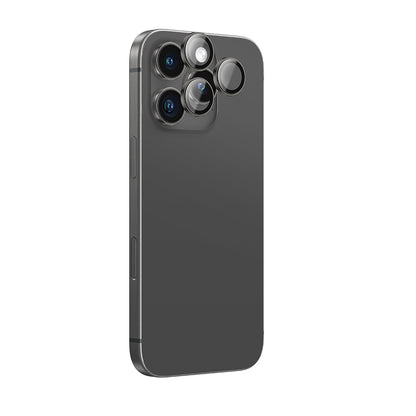 Apple iPhone 16 Pro Max Amazingthing Anti Reflective Kamera Lens Koruyucu + Kolay Uygulama Aparatlı Gümüş
