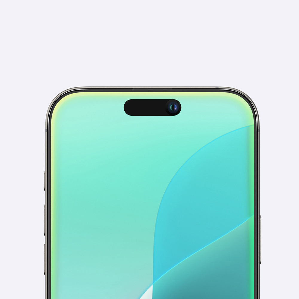 Apple iPhone 16 Pro Max Amazingthing Radix Mat Parmak İzi Bırakmayan Temperli Cam Ekran Koruyucu Siyah