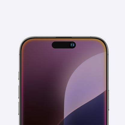 Apple iPhone 16 Pro Max Amazingthing Titan Privacy Parmak İzi Bırakmayan Temperli Cam Ekran Koruyucu Siyah