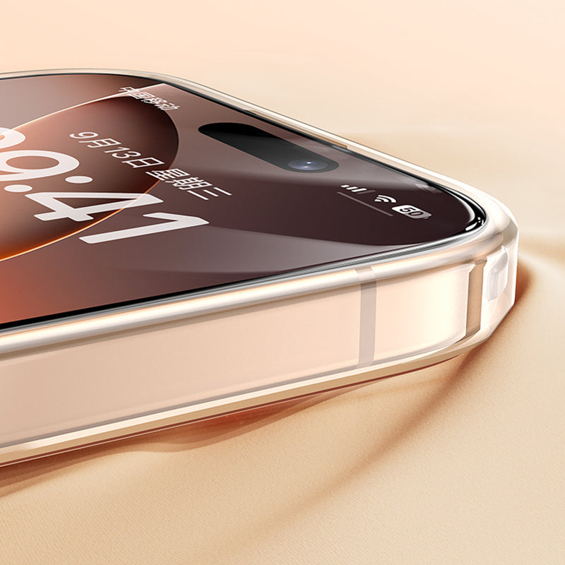 Apple iPhone 16 Pro Max Benks 0.3mm InvisiWarrior Ekranı Tam Kaplayan Full Şeffaf Ekran Koruyucu Şeffaf