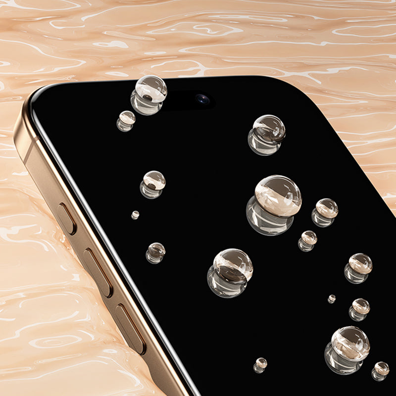 Apple iPhone 16 Pro Max Benks 0.3mm InvisiWarrior Ekranı Tam Kaplayan Full Şeffaf Ekran Koruyucu Şeffaf