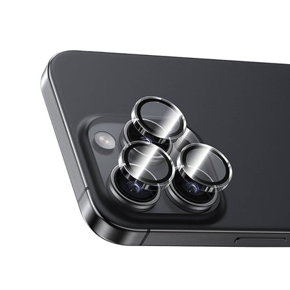 Apple iPhone 16 Pro Max Benks AR Glass Warrior Transparan Premium Cam Kamera Lens Koruyucu Şeffaf