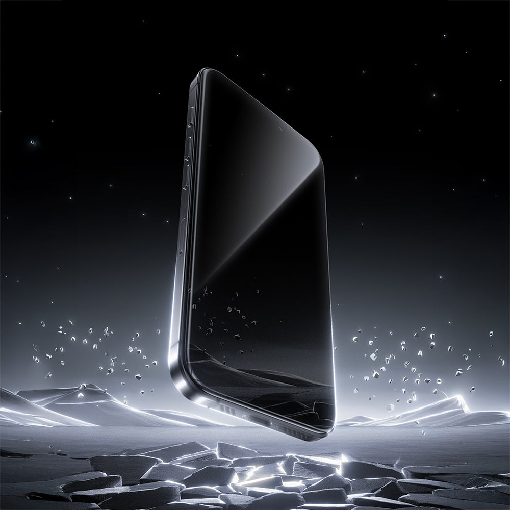 Apple iPhone 16 Pro Max Benks Glass Warrior Safir Coating Ultra İnce Cam Ekran Koruyucu Siyah