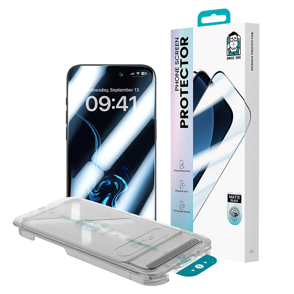 Apple iPhone 16 Pro Max Benks JoyTouch 0.3mm Mat Oyun Ekran Koruyucu + Kolay Uygulama Aparatı Siyah