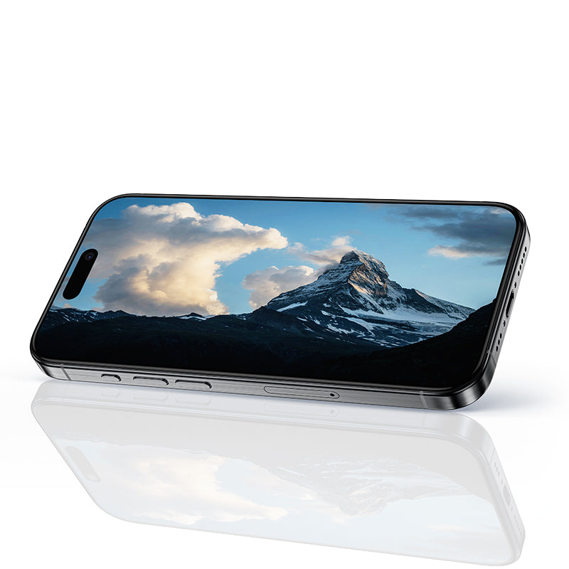 Apple iPhone 16 Pro Max Benks Ultra Shield 0.9mm Çerçeveli 0.3mm Ekran Koruyucu + Kolay Uygulama Aparatlı Siyah