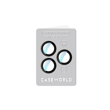 Apple iPhone 16 Pro Max CaseWorld Sapphire Serisi Anti Reflective Lens Koruyucu Gümüş