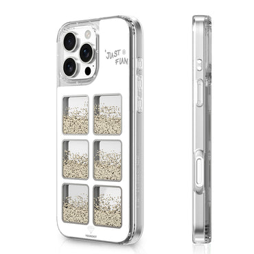 Apple iPhone 16 Pro Max Kılıf Aynalı ve Boncuklu Tasarım Youngkit Spirit Serisi Kapak Mürdüm