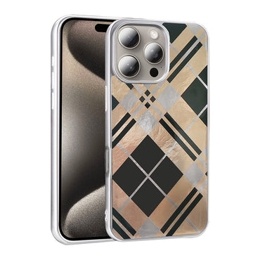 Apple iPhone 16 Pro Max Case Patterned Zore Mep Cover Geometric