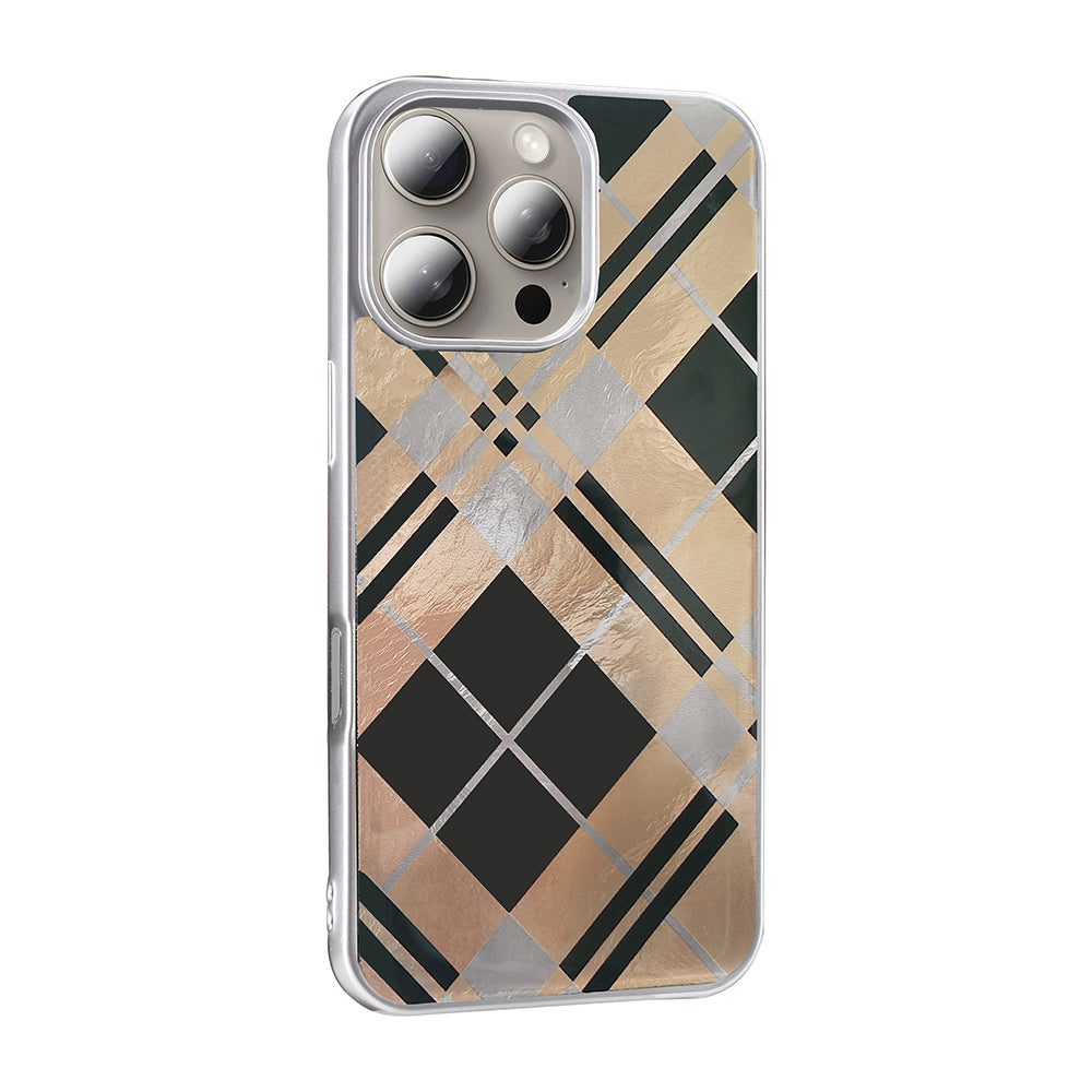 Apple iPhone 16 Pro Max Case Patterned Zore Mep Cover Geometric