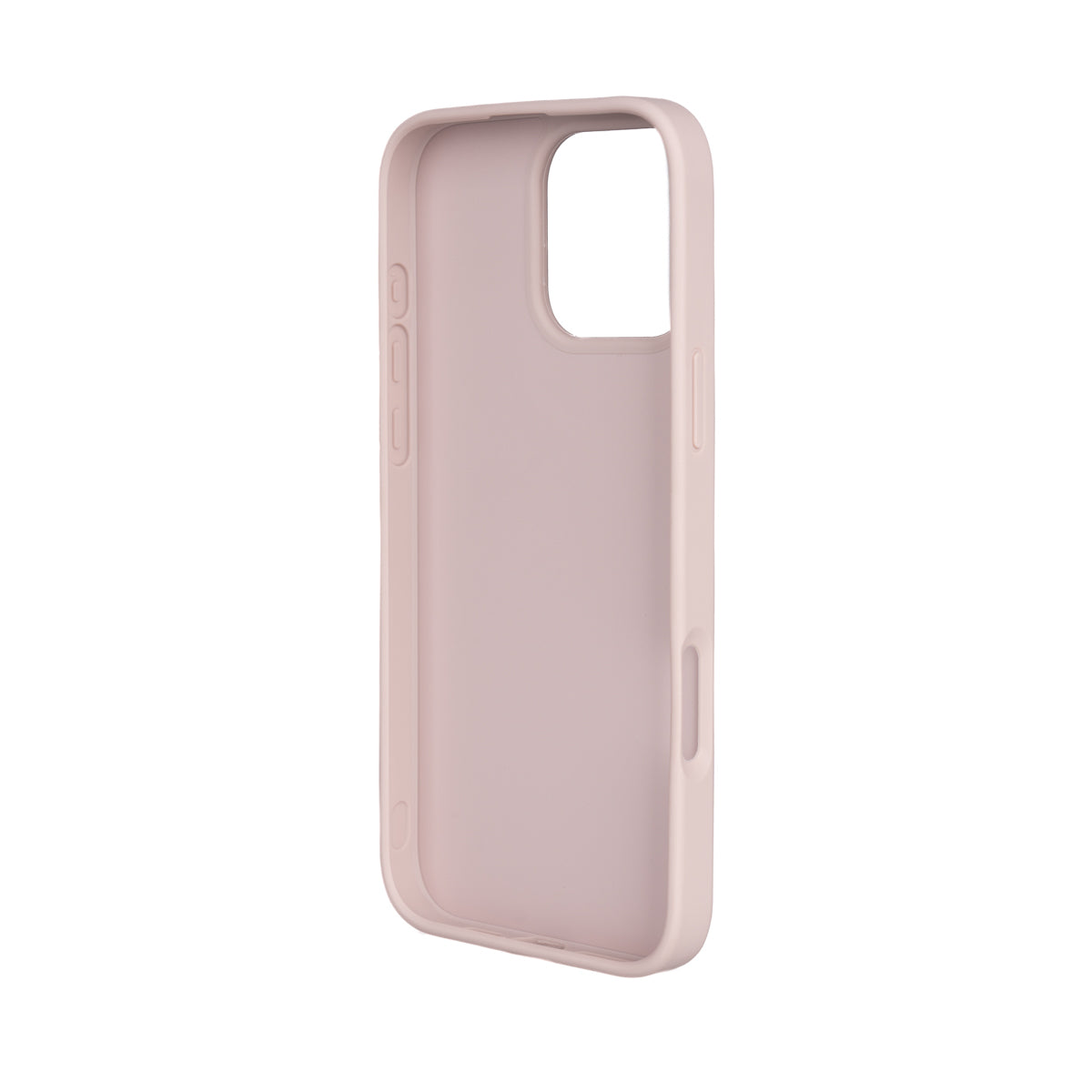 Apple iPhone 16 Pro Max Kılıf Guess Orjinal Lisanslı PU Deri 4G Büyük Metal Logolu Çapraz Vücut Askılı Kapak Pembe