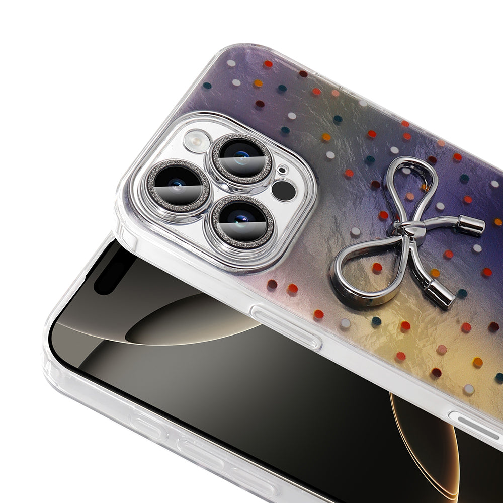 Apple iPhone 16 Pro Max Case Camera Protection Figured Zore Ponti Silicone Cover Light Pink 