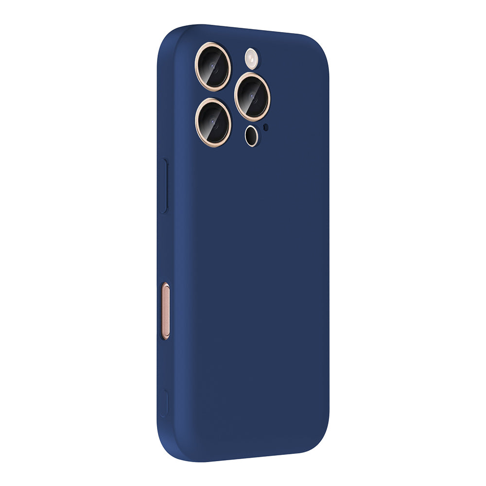 Apple iPhone 16 Pro Max Case with Camera Protection and Card Holder Zore Vitra Cover Plum