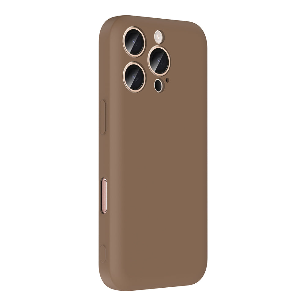 Apple iPhone 16 Pro Max Case with Camera Protection and Card Holder Zore Vitra Cover Navy Blue