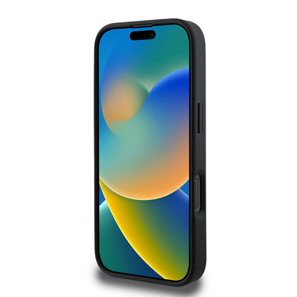 Apple iPhone 16 Pro Max Kılıf Lacoste Orjinal Lisanslı PU Pike Desenli Arka Yüzey İkonik Timsah Dokuma Logolu Kapak Koyu Yeşil