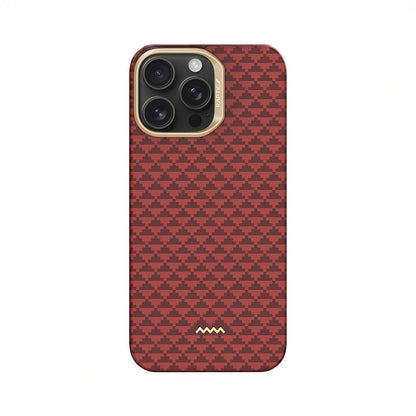 Apple iPhone 16 Pro Max Kılıf M-safe Şarj Özellikli Raptic Aramid Skin Origin Serisi Kapak Lacivert