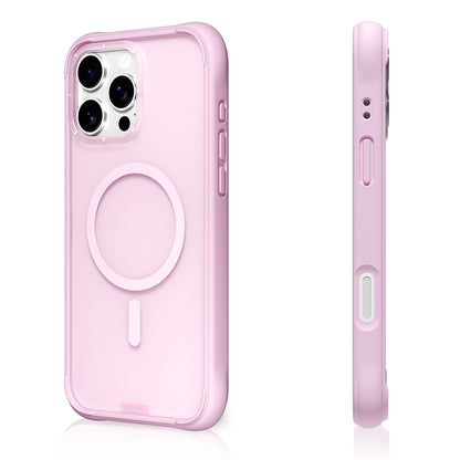 Apple iPhone 16 Pro Max Kılıf M-safe Şarj Özellikli Youngkit Macaroon Serisi Kapak Yeşil