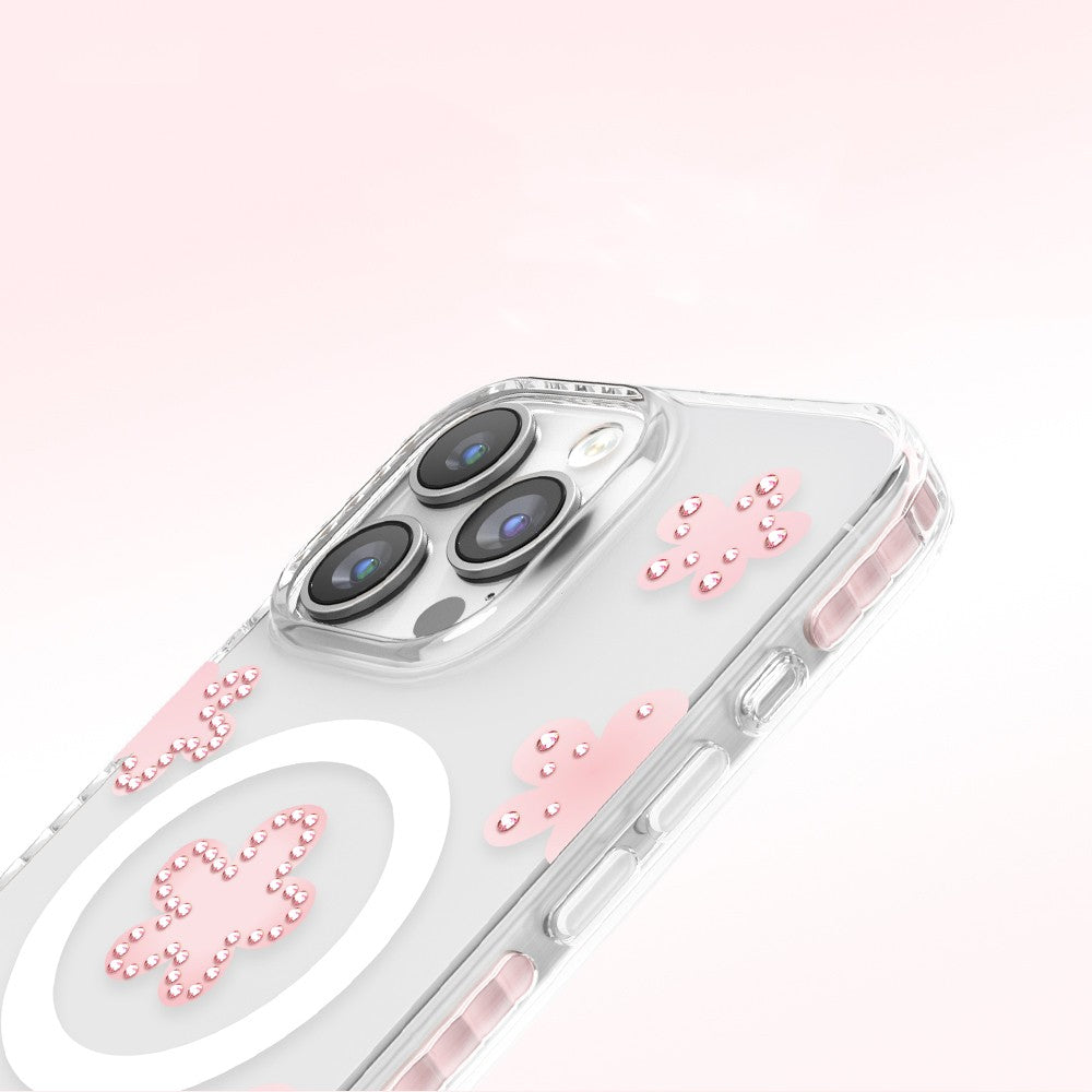 Apple iPhone 16 Pro Max Kılıf M-Safe Şarj Özellikli Zore Paris Elvo Sert PC Kapak