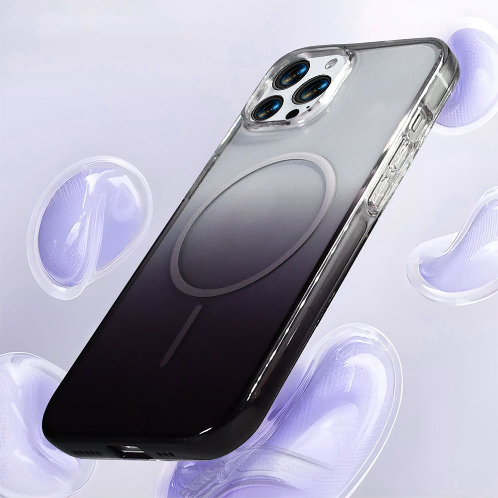 Apple iPhone 16 Pro Max Kılıf M-Safe Şarj Özellikli Zore Septik Silikon Kapak Siyah