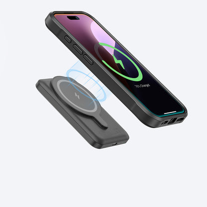 Apple iPhone 16 Pro Max Kılıf M-safe Şarj Özellikli 600D Aramid Fiber Amazingthing Titan Max Serisi Kapak Siyah