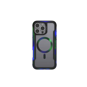 Apple iPhone 16 Pro Max Kılıf M-safe Şarj Özellikli Airbagli Raptic Shield 2.0 Serisi Şeffaf Arka Yüzey Kapak Siyah