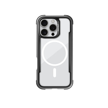 Apple iPhone 16 Pro Max Kılıf M-safe Şarj Özellikli Airbagli Raptic Shield Serisi Şeffaf Arka Yüzey Kapak