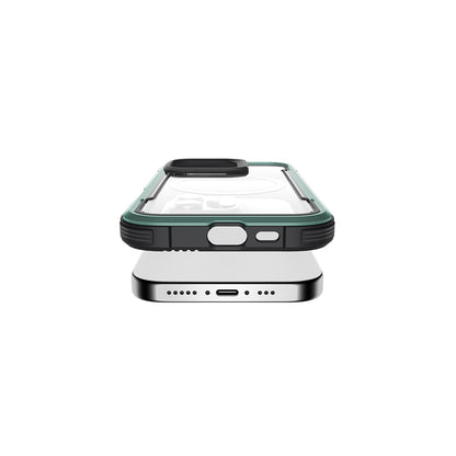 Apple iPhone 16 Pro Max Kılıf M-safe Şarj Özellikli Airbagli Raptic Shield Serisi Şeffaf Arka Yüzey Kapak Colorful
