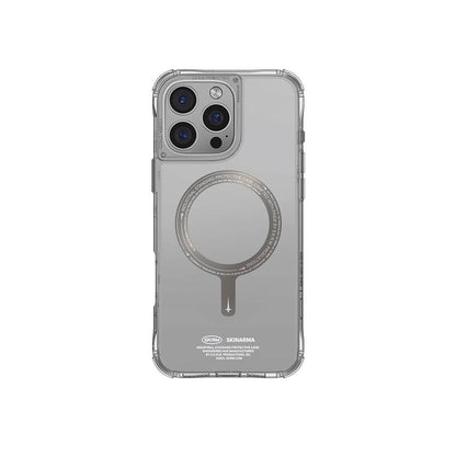 Apple iPhone 16 Pro Max Kılıf M-safe Şarj Özellikli Airbagli Şeffaf SkinArma Saido Prime Kapak Gold