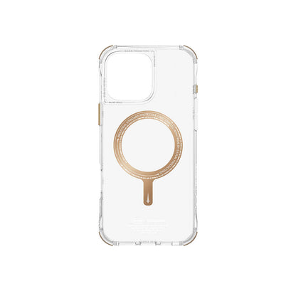 Apple iPhone 16 Pro Max Kılıf M-safe Şarj Özellikli Airbagli Şeffaf SkinArma Saido Prime Kapak Titanyum