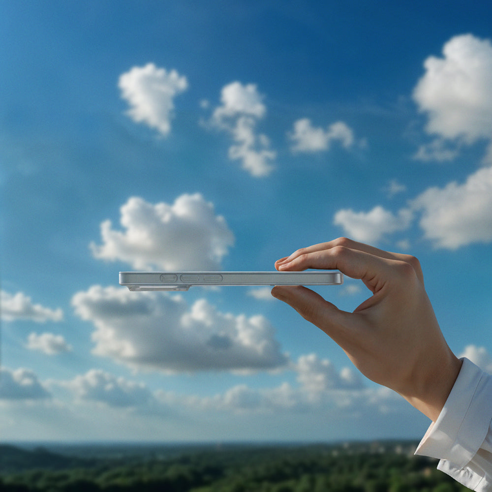 Apple iPhone 16 Pro Max Kılıf M-safe Şarj Özellikli Amazingthing Minimal Air Serisi Kapak Şeffaf