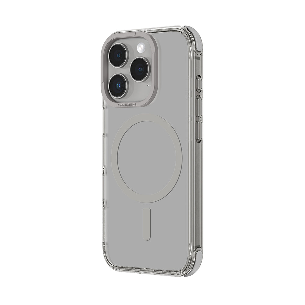 Apple iPhone 16 Pro Max Kılıf M-safe Şarj Özellikli Amazingthing Omni Serisi Kapak Rose Gold