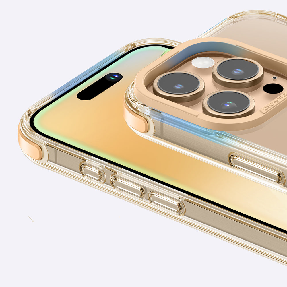 Apple iPhone 16 Pro Max Kılıf M-safe Şarj Özellikli Amazingthing Omni Serisi Kapak Rose Gold