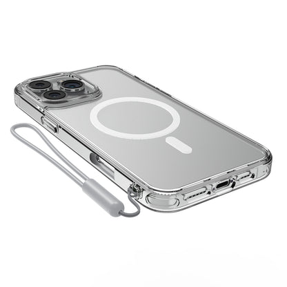 Apple iPhone 16 Pro Max Kılıf M-safe Şarj Özellikli Raptic Crystal M-safe Serisi Şeffaf Kapak Şeffaf