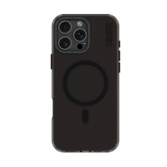 Apple iPhone 16 Pro Max Case M-safe Charging Transparent Youngkit Crystal Shield Series Cover Black 