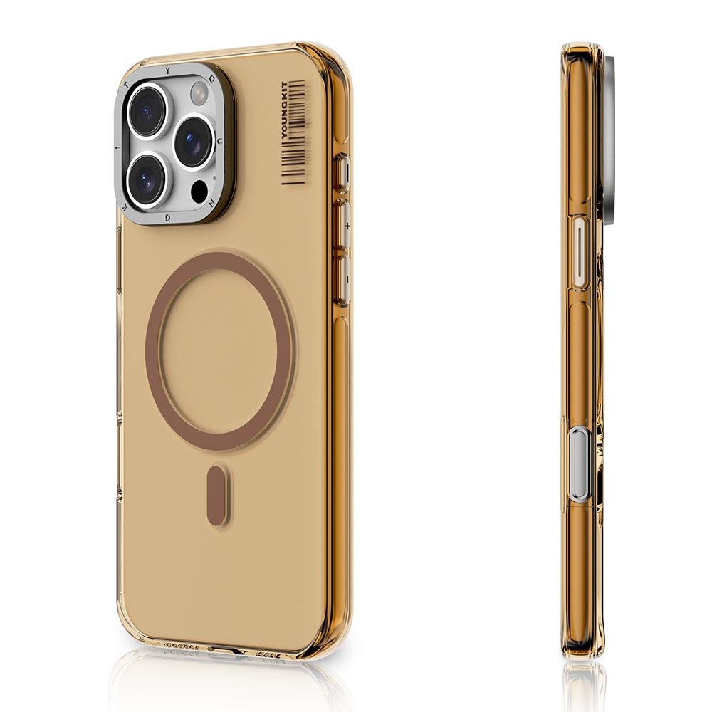Apple iPhone 16 Pro Max Case Transparent with M-safe Charging Feature Youngkit Crystal Shield Series Cover Transparent 